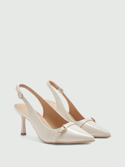 CUCCOO BIZCHIC Women'S High Heel Pumps, Sexy Pointed Toe Stilettos, Outdoor/Commute Formal Red Party & Wedding Shoes